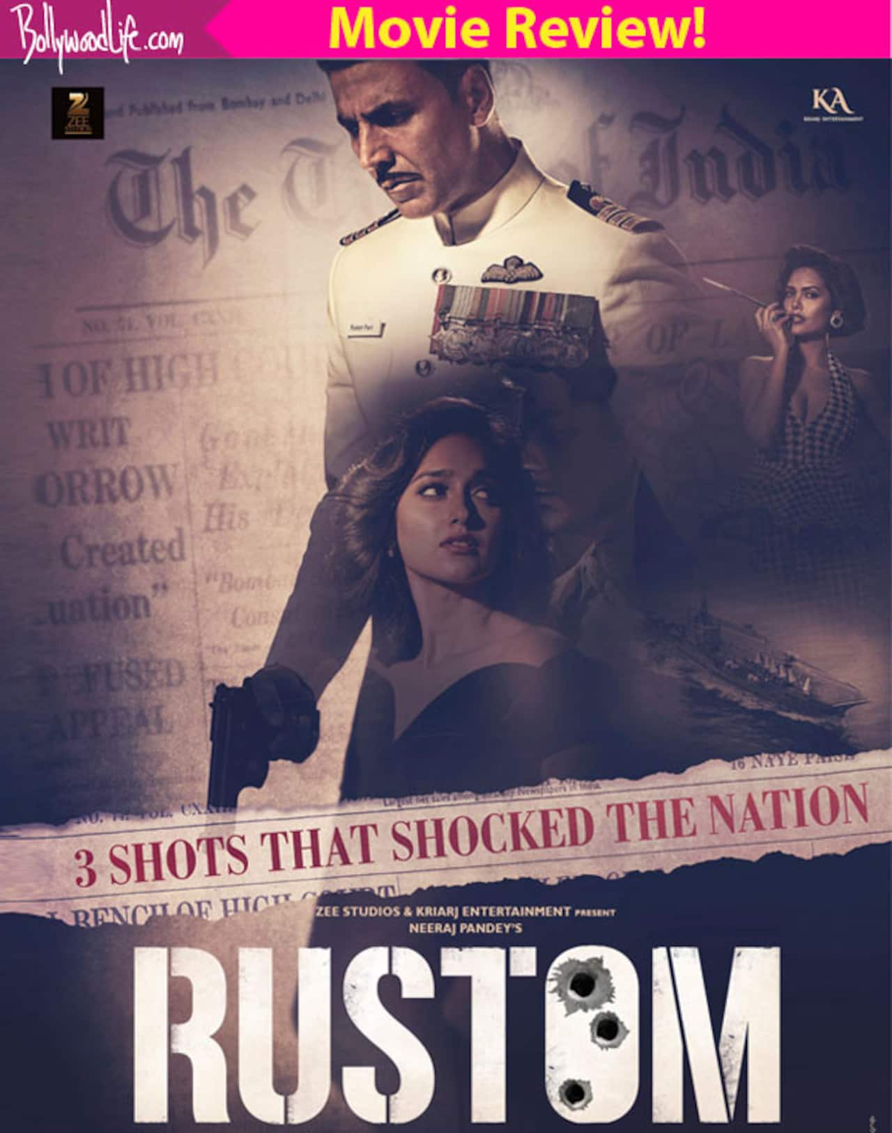 Rustom movie review: Akshay Kumar is terrific in this average courtroom drama!