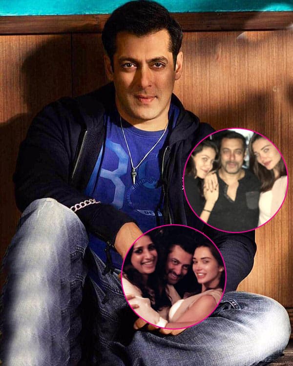 Salman Khan partied with Amy Jackson and Shah Rukh Khan's Fan co-star Waluscha D'souza - view pics!