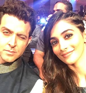 Pooja Hegde introduces Hrithik Roshan to Snapchat and his reaction is priceless - watch video
