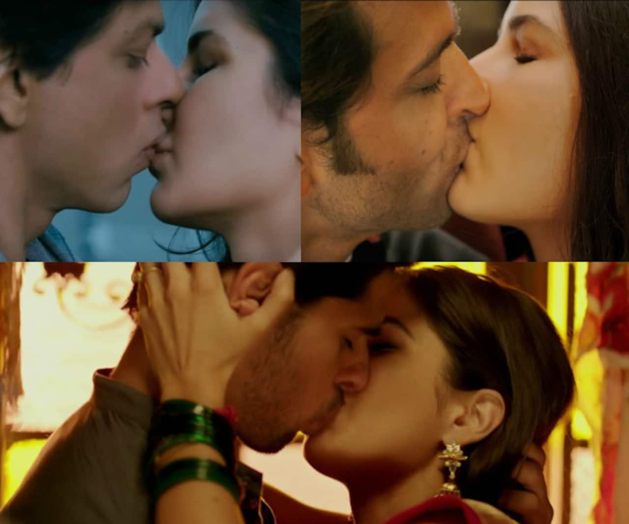 Shah Rukh Khan Hrithik Roshan Sidharth Malhotra 5 Times Katrina Kaif Kissed Onscreen