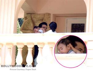 FIRST PICS: Tusshar Kapoor's son Laksshya sleeping on his shoulder is the cutest thing you will see today!