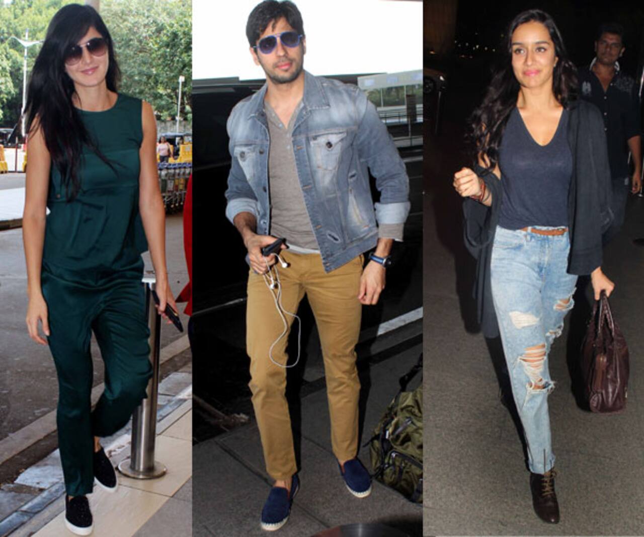 Katrina Kaif, Sidharth Malhotra and Shraddha Kapoor's airport style will give you fashion goals- View Pics! 