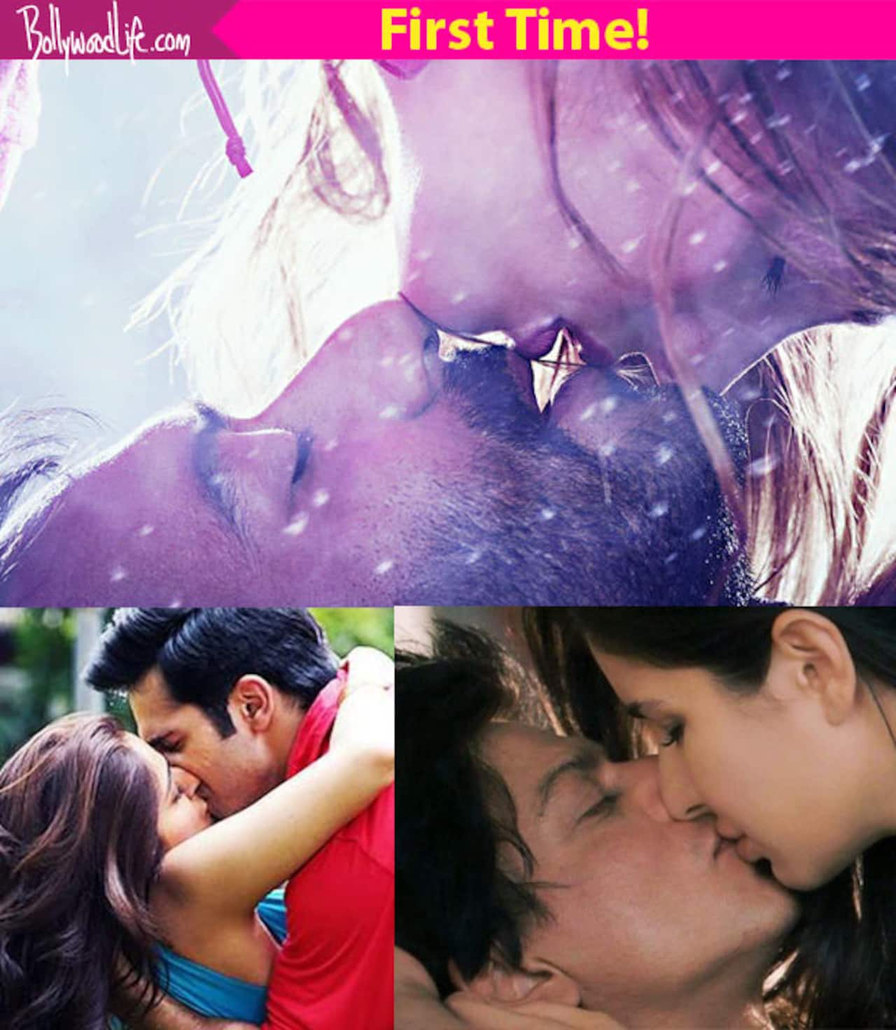 When Ajay Devgn, Shah Rukh Khan, Akshay Kumar kissed for the first time on screen!