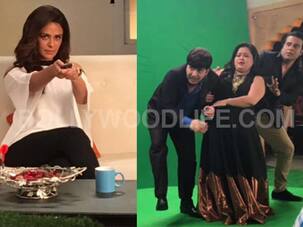 Check out the EXCLUSIVE pictures from Mona Singh, Krushna Abhishek and Bharti Singh's Comedy Nights Bachao 2 promo shoot!
