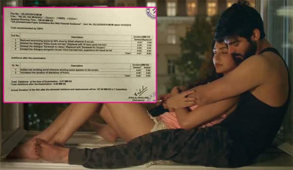 Ae Dil Hai Mushkil's Censor certificate gets LEAKED; states 50 percent cut on Anushka Sharma's kissing scene