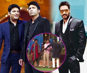 EXCLUSIVE !! कपिल शर्मा के शो में अजय देवगन ने किया कुछ ऐसा कि अपनी पैंट गीली कर बैठा चंदू, देखें वीडियो !!