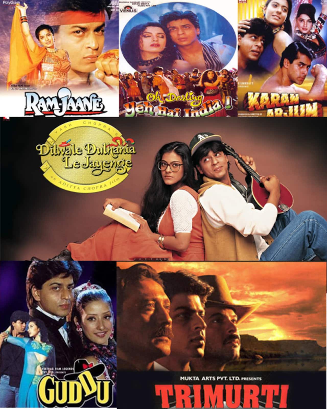 #21YearsofDDLJ: 6 other Shah Rukh Khan releases from 1995 that were overshadowed by DDLJ