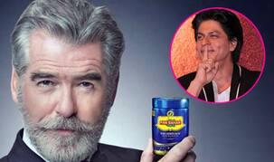Shah Rukh Khan has an interesting take on Pierce Brosnan's ad for a paan masala brand