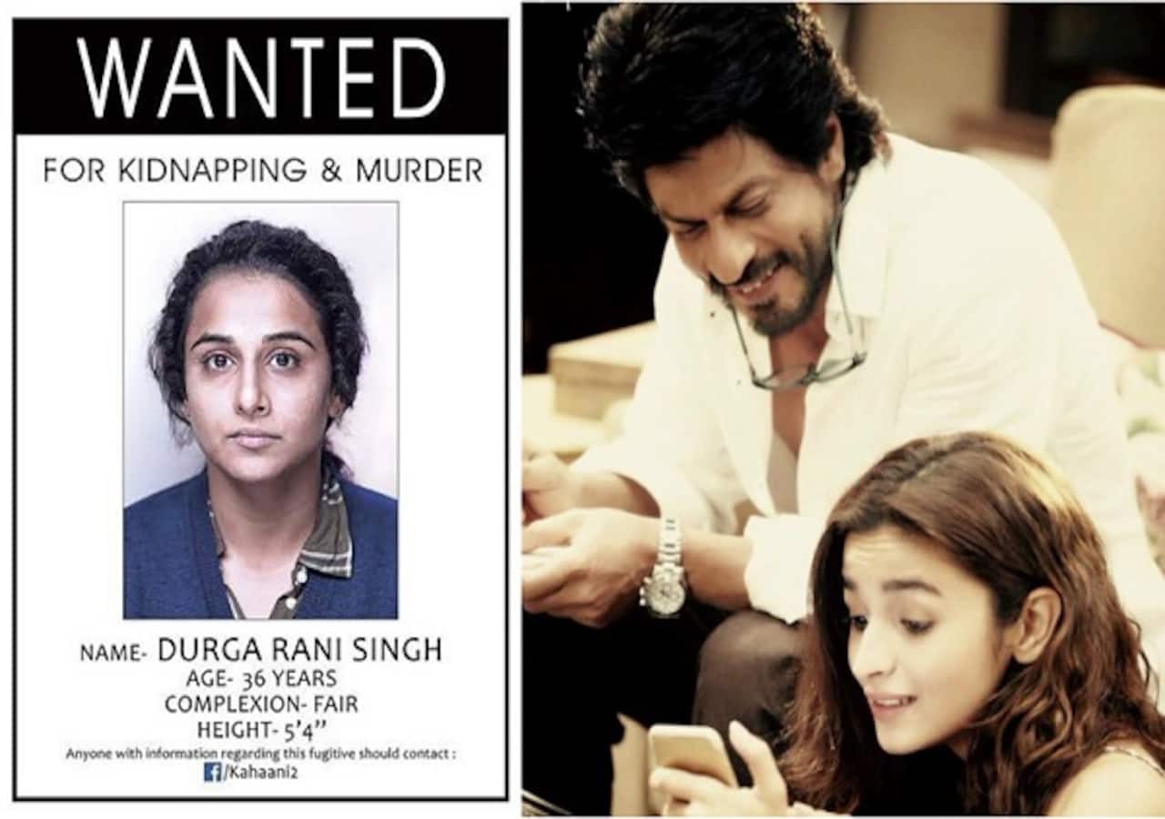SRK-Vidya set for a BO clash, Dear Zindagi and Kahaani 2 release on same  date