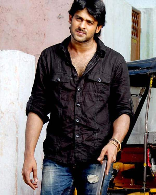 prabhas in black t shirt