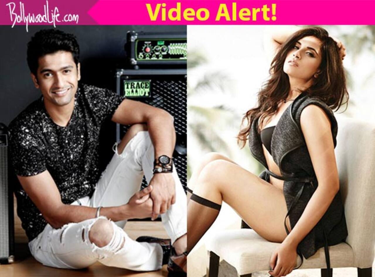 What are Richa Chadda and Vicky Kaushal doing together? Watch video