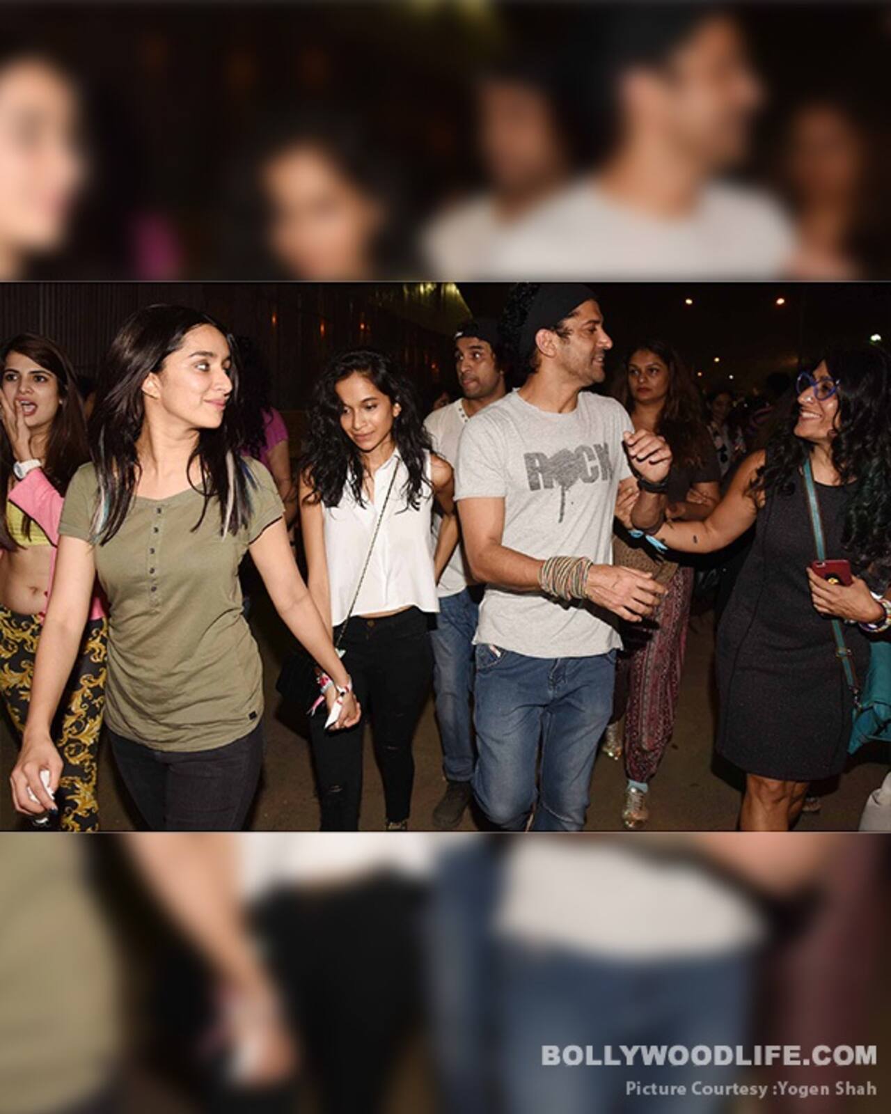 Rumoured couple Shraddha Kapoor-Farhan Akhtar spotted together at the Coldplay concert event - View HQ pics