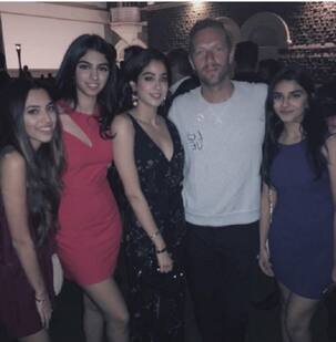 Khushi, Jhanvi and Aaliyah get their fan moment with Coldplay singer Chris Martin