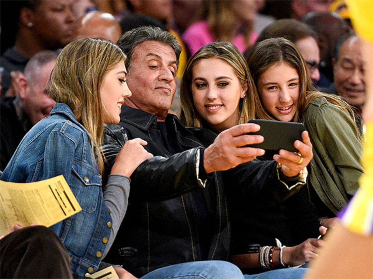 Sylvester Stallone proud after daughters Sophia, Sistine and Scarlet named in Miss Golden Globes 2017