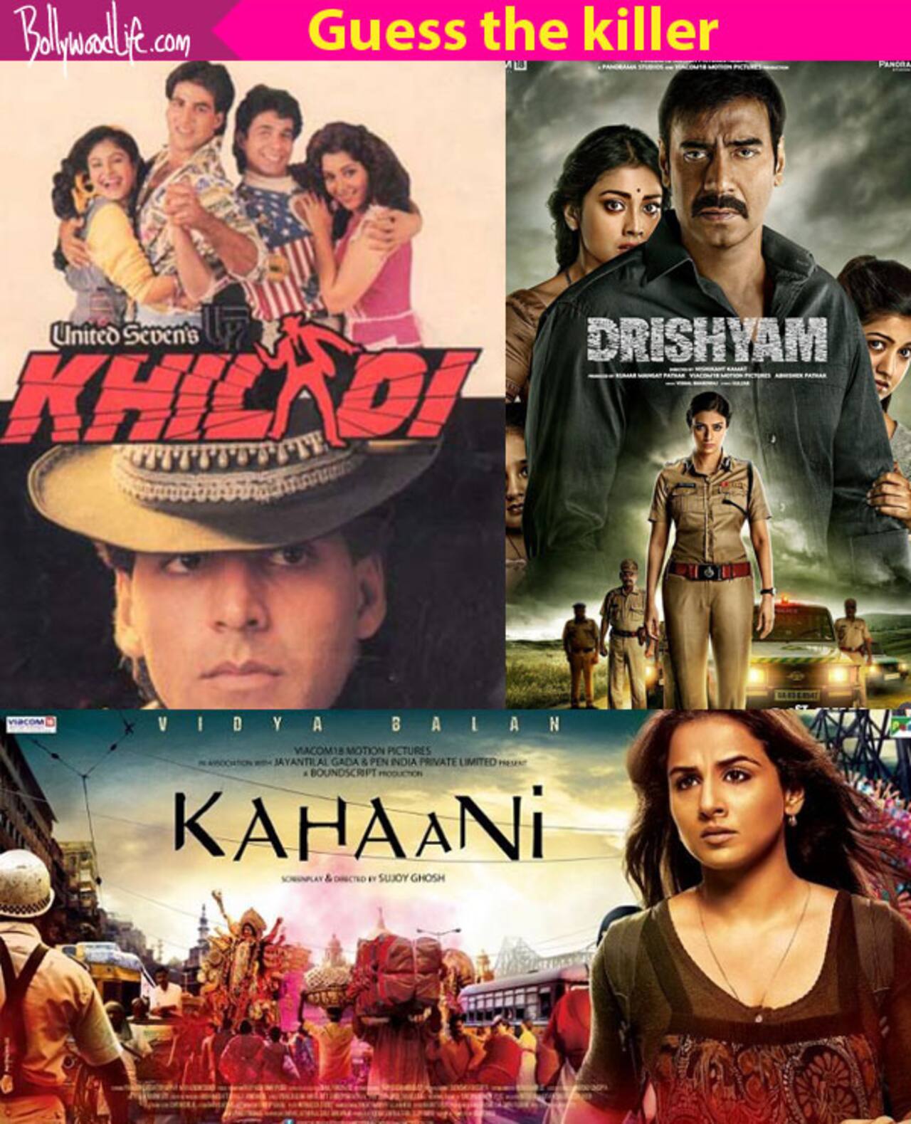 Ajay Devgn's Drishyam, Vidya Balan's Kahaani, Akshay Kumar's Khiladi - 10 popular Bollywood whodunits and how they fared at BO