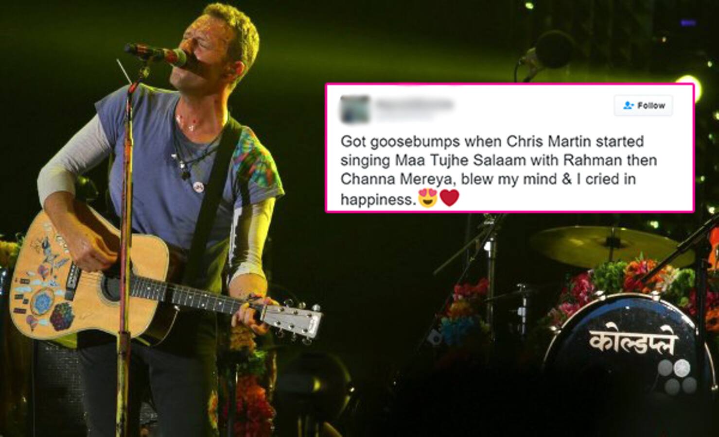 Coldplay stuns Twitterati after performing on Channa Mereya and Vande Mataram - read tweets