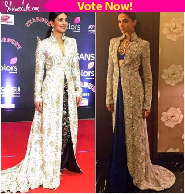 Priyanka Chopra or Deepika Padukone - who wore the Anamika Khanna ...