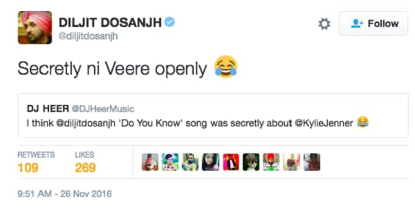 Diljit Dosanjh's obsession with Kylie Jenner 6