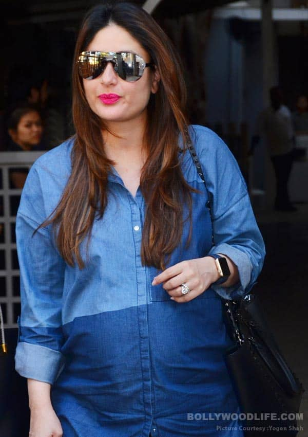 Pregnant Kareena Kapoor Khan gets clicked just before delivery - view ...