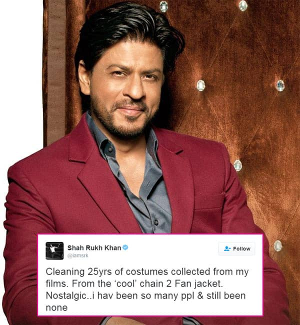 Shah Rukh Khan goes on a cleaning spree but discovers nostalgia in the ...