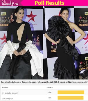Sonam Kapoor beats Deepika Padukone to be the WORST dressed at Screen Awards