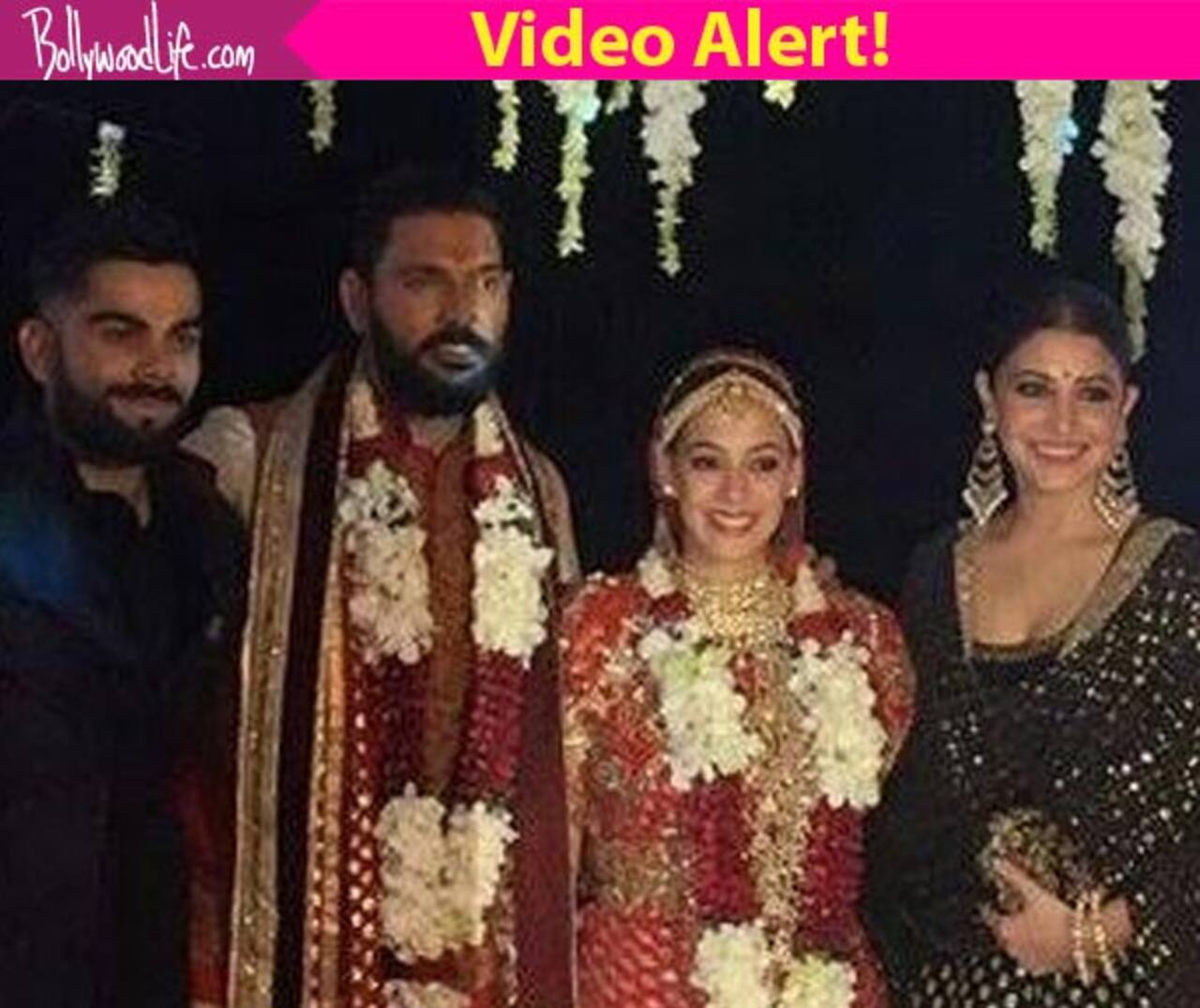 Anushka Sharma and Virat Kohli can't stop dancing at newlyweds Yuvraj Singh-Hazel Keech's Goa wedding - watch video - Bollywood News & Gossip, Movie Reviews, Trailers & Videos at Anushka Sharma and Virat Kohli can't stop dancing at newlyweds Yuvraj Singh-Hazel Keech's Goa wedding - watch video - Bollywood News & Gossip, Movie Reviews, Trailers & Videos at