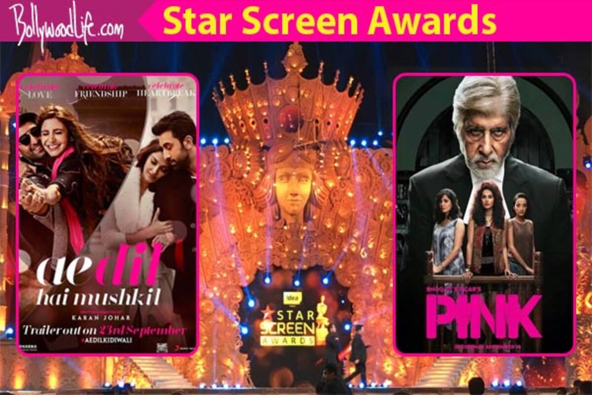 Star Screen Awards 2016 Winners List Amitabh Bachchan S Pink And Karan Johar S Ae Dil Hai Mushkil Win Big In The Technical Category Bollywood News Gossip Movie Reviews Trailers Videos The screen awards is an annual awards ceremony held in india honouring professional excellence in bollywood. bollywood life