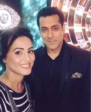 It's happening! Hina Khan shoots for Bigg Boss 10 episode with Salman Khan