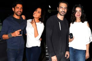 Shraddha Kapoor and Farhan Akhtar go on a double date with Arjun Rampal and his wife Mehr Jesia