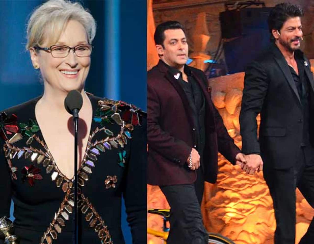 Here's why Shah Rukh Khan, Salman Khan or Aamir Khan can never pull off a Meryl Streep at Bollywood award functions