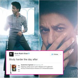 Shah Rukh Khan has the perfect advice for a college student who said he's bunking college to watch Raees