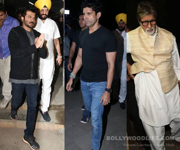 Om Puri's last rites: Amitabh Bachchan, Farhan Akhtar, Anil Kapoor arrive to pay their respects - view HQ pics