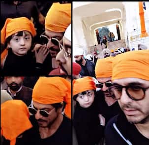 Shah Rukh Khan takes AbRam to the Golden Temple with him and this video will make you wish their prayers come true