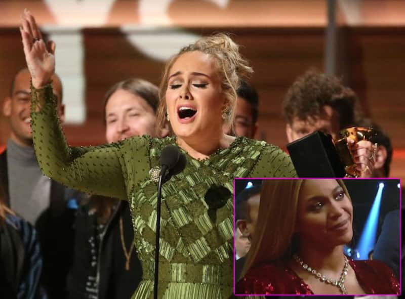Grammy 2017: An emotional Adele brings tears to pregnant Beyonce in her acceptance speech - watch video