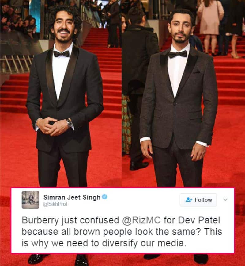 British brand Burberry confuses Riz Ahmed for Dev Patel and leaves the internet fuming