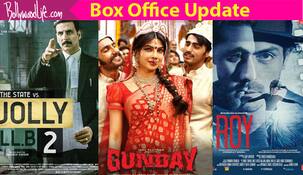 Akshay Kumar's Jolly LLB 2 becomes the third highest Valentine's day grosser after Ranveer Singh's Gunday and Ranbir Kapoor's Roy