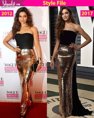Deepika Padukone wore a similar Oscar 2017 outfit way back in 2012 but did she fare well?