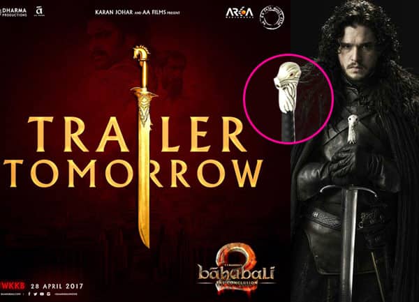 Is Baahubali's sword inspired by Jon Snow's Longclaw from Game of Thrones?  - Bollywood News & Gossip, Movie Reviews, Trailers & Videos at  
