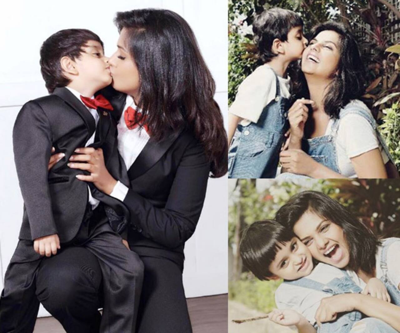 Dalljiet Kaur twins with son Jaydon for this photoshoot - view pics