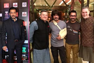 While Salman danced away at Zee Cine Awards 2017, Shah Rukh chilled with Aamir - view pic