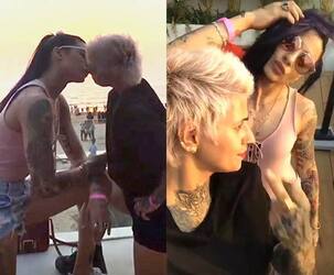 Viral pic alert! VJ Bani and Sapna Bhavnani caught KISSING in public