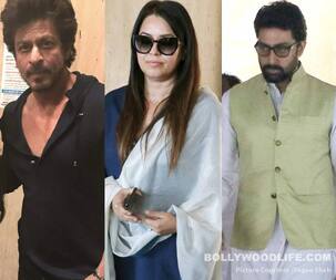 Shah Rukh Khan, Mahima Chaudhary, Abhishek Bachchan attend Suniel Shetty's father Veerapa Shetty's last rites - view pics