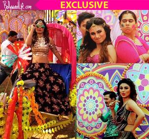 Hina Khan's swag for a Holi special gives stiff competition to Mouni Roy's oomph factor - view pics!