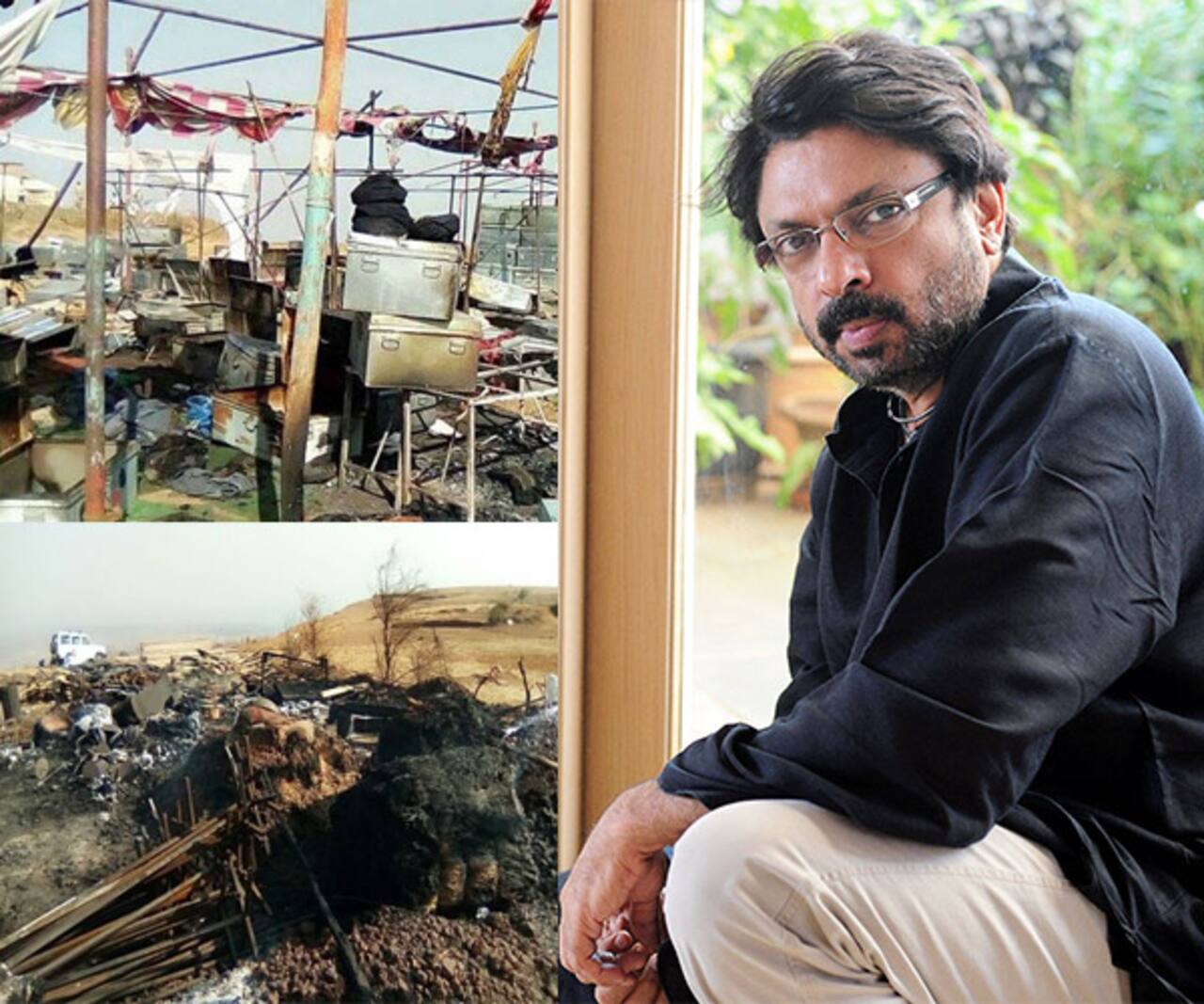 कोल्हापुर में फिल्म 'पद्मावती' के सेट पर तोड़फोड़, जलकर खाक हुए पूरा सेट, देखें तस्वीरें