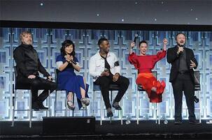 Mark Hamill, Daisy Ridley, John Boyega made the Star Wars: The Last Jedi launch a night to remember - view HQ pics