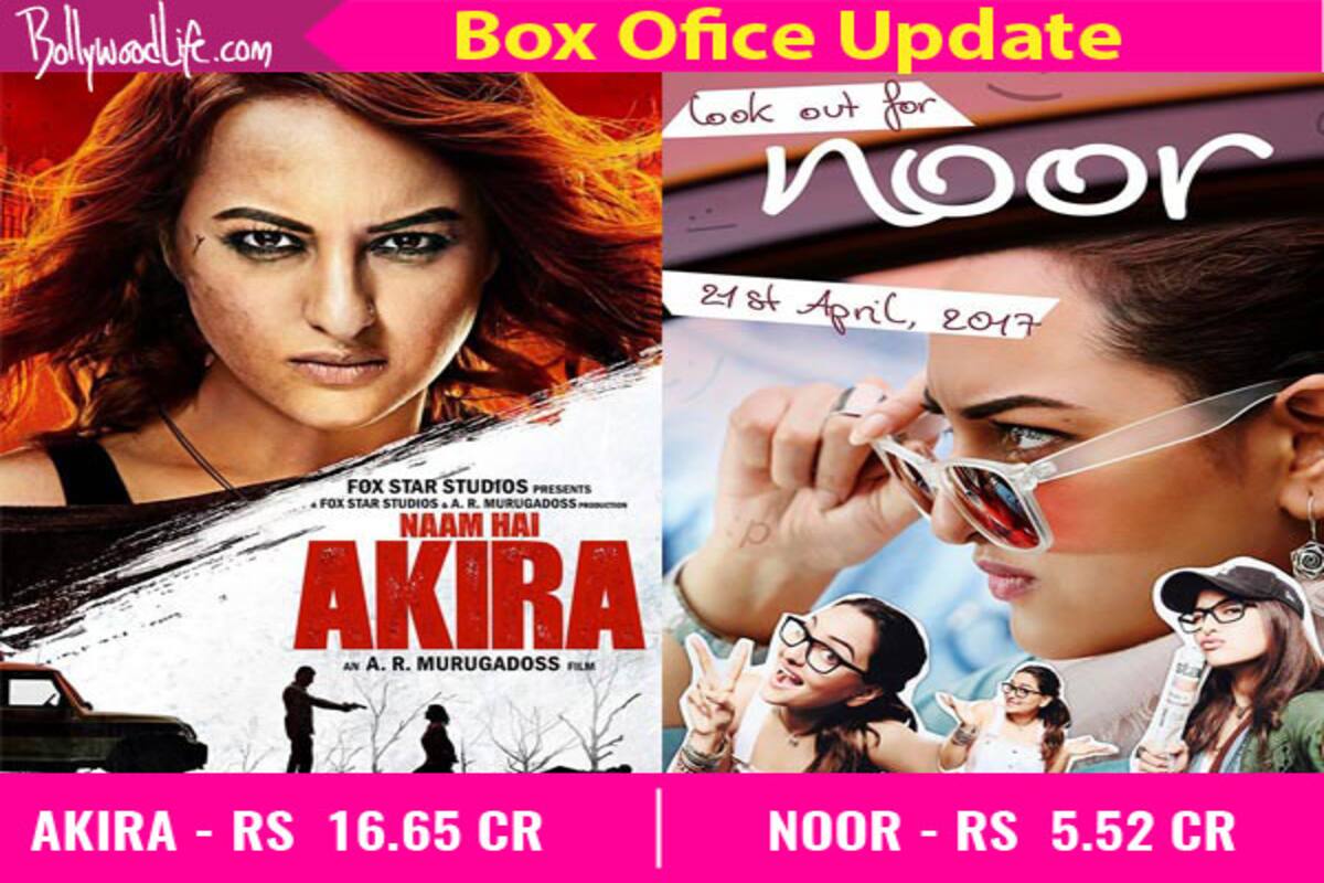 Sonakshi Sinha S Noor Fails To Beat Akira In The Opening Weekend Bollywood Life