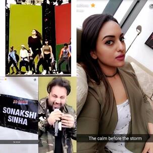 Sonakshi Sinha, Baadshah and Daisy Shah turn into goofballs at the backstage of Da Bangg tour - view pics