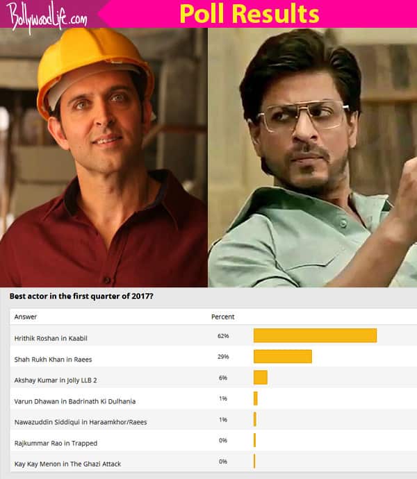 Hasil polling pemilihan aktor terbaik Bollywood 