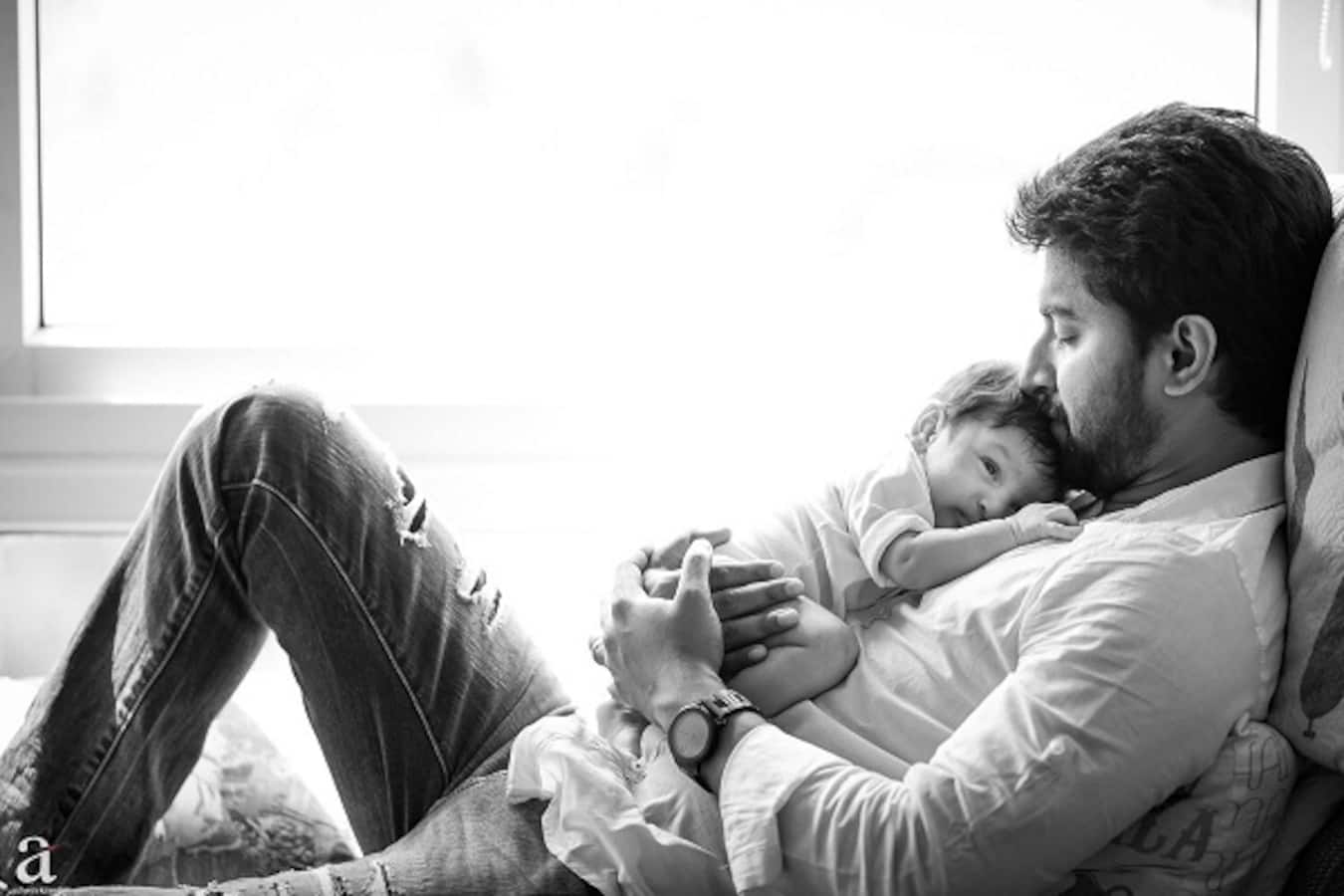 Nani introduces baby Arjun with this pic and it's 'AWW'DORABLE!