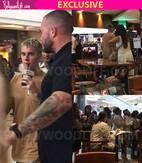 We know what Justin Bieber ordered at this Starbucks right before his Purpose Tour concert - view EXCLUSIVE pics